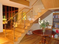 Stunning Oak Self Supporting Staircase With Glass By Haughey Joinery Ltd